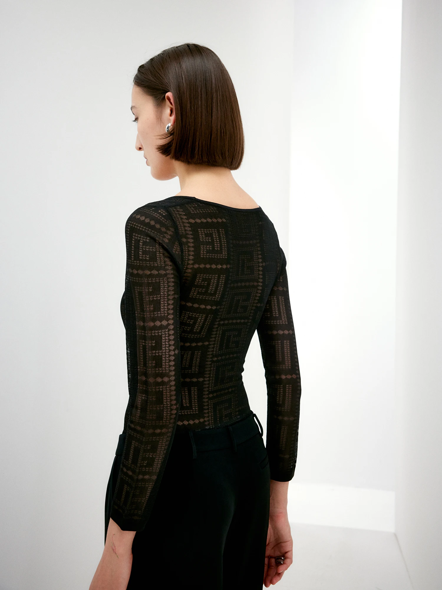 Zia Zhang الدانتيل الإحساس Bomann انظر صعبة U-ne Ba نمط قطعة واحدة دعوى لون نقي تخفيف ملابس داخلية بسيطة نموذج جديد