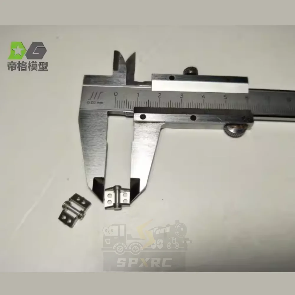 6 pçs metal reboque caixa de carga dobradiça atualização para 1/14 tamiya rc scania 770s volvo benz man 56352 trator caminhão carro brinquedo peças