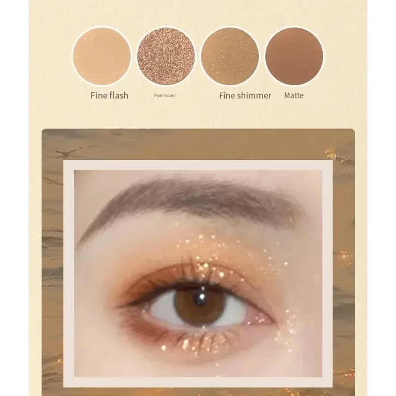 1 Pcs Eye Shadow Matte Shimmer Makeup Eyeshadow Palette High Pigmented Makeup Pallet Kawaii Shell Eyeshadow Container Косметика