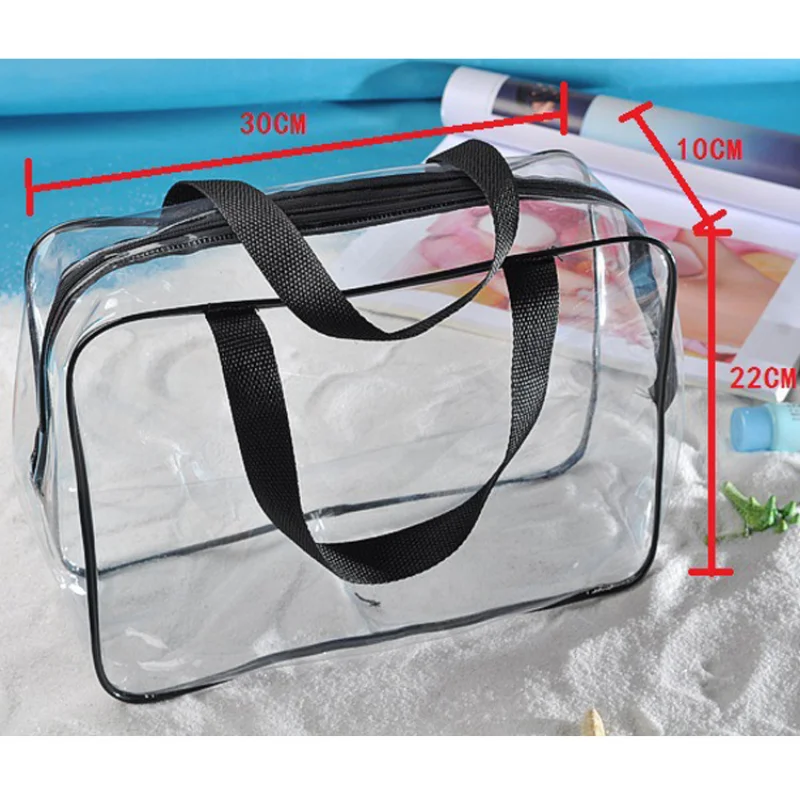 Transparent PVC Bags Travel Organizer Clear Makeup Bag Women Cosmetic Bag Beauty Case Toiletry Tote Make Up Pouch Wash Bags