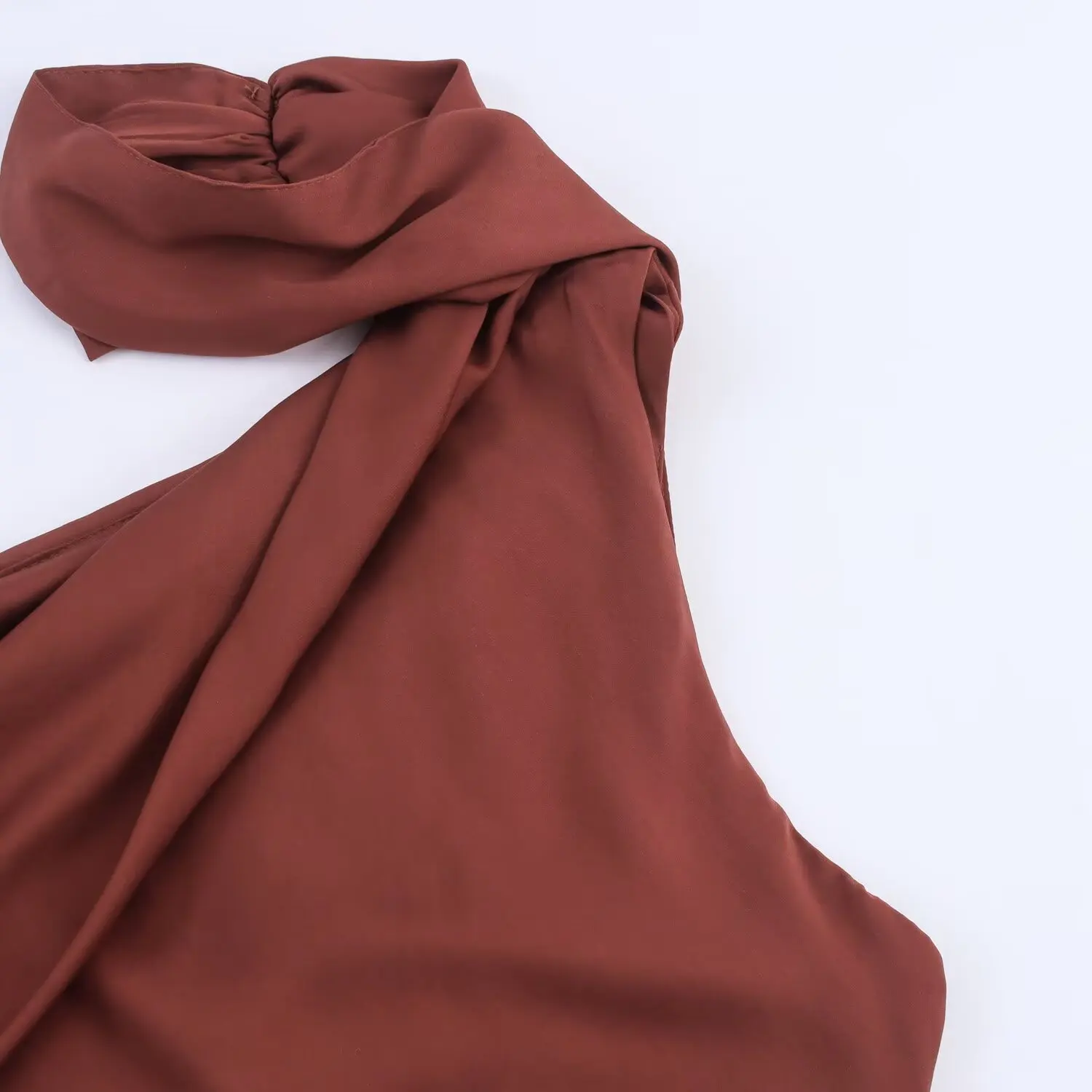 Écharpe asymétrique Midi Dr décontracté Sle H Version fibre de Polyester t-shirt quart Sve longueur pour les femmes JNLEAOG nouveauté