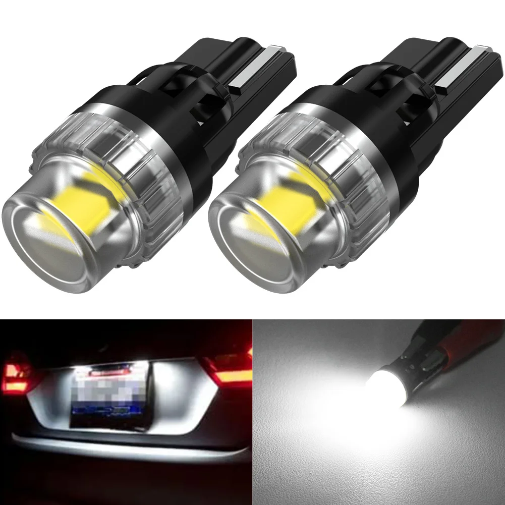 

2Pcs White W5W T10 LED Bulbs Canbus 6500K 194 168 LED Car Interior Map Dome Lights Parking Light Auto Signal Lamp For Audi Kia