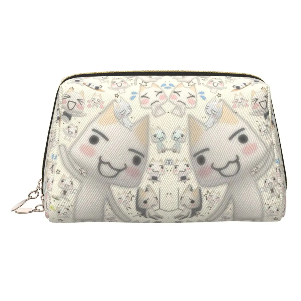 

Мультяшная анимация Toro Inoue Cat, женская косметичка, дорожный органайзер для макияжа, сумка для хранения туалетных принадлежностей, Dopp Kit Box