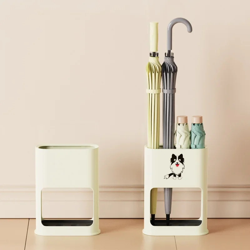 

Современная подставка для зонтов со съемным поддоном для капель, нескользящее основание для организованного хранения в прихожей, стильный угловой органайзер для дома