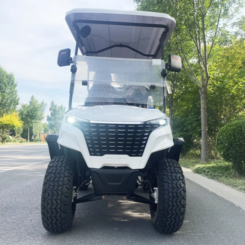 

Golf Cart Wholesale Solar Power Cheap Price Off Road Touring Electric Golf Cart With Powerful Motor 5000W Aluminum Alloy Wheels