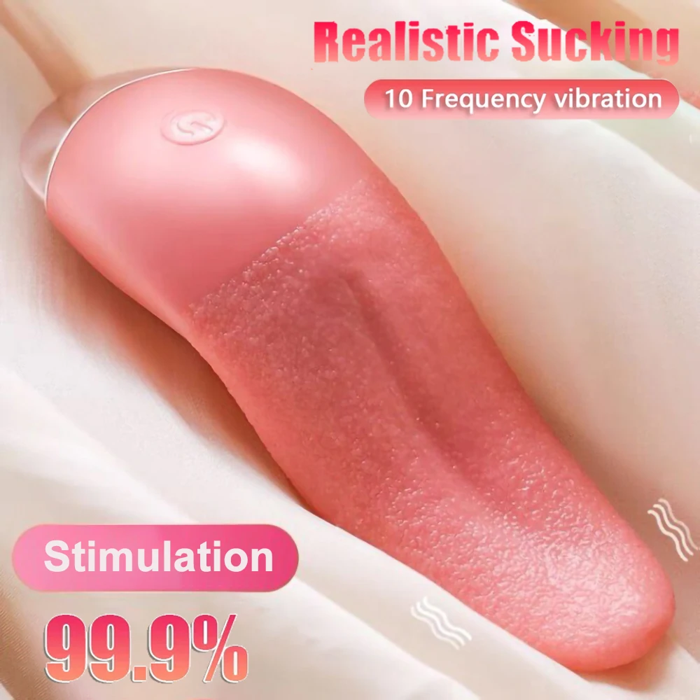 Tongue Licking Cliroris Sucker Powerful Vibrator For Women Clitoral Stimulator Sex Toys for Couples Sexy Rechargeable vibrator