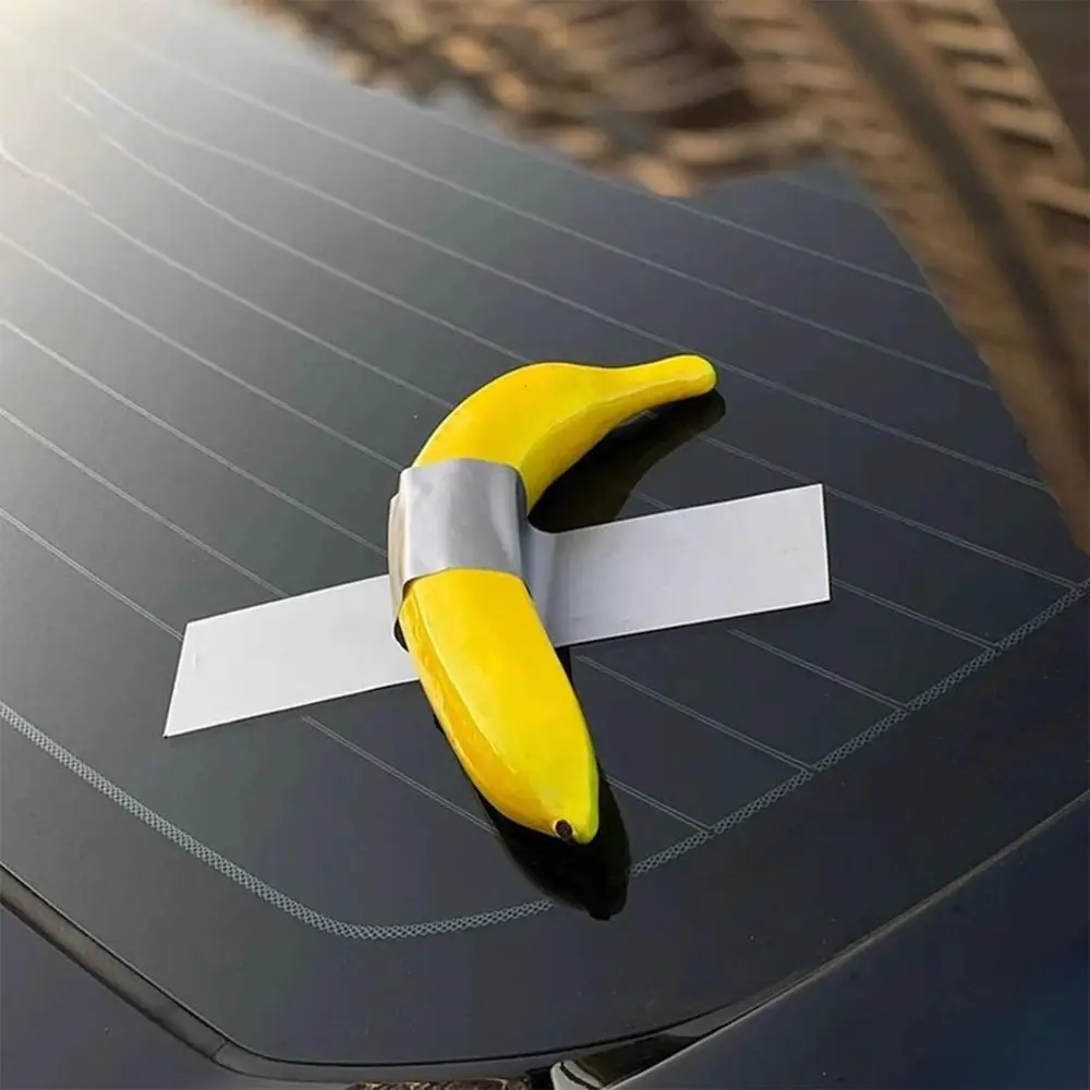 Gifts Hand Painted Duct Tape Banana Banana Car Stickers Funny Creative Car Decals Car Decorations Bumper Stickers