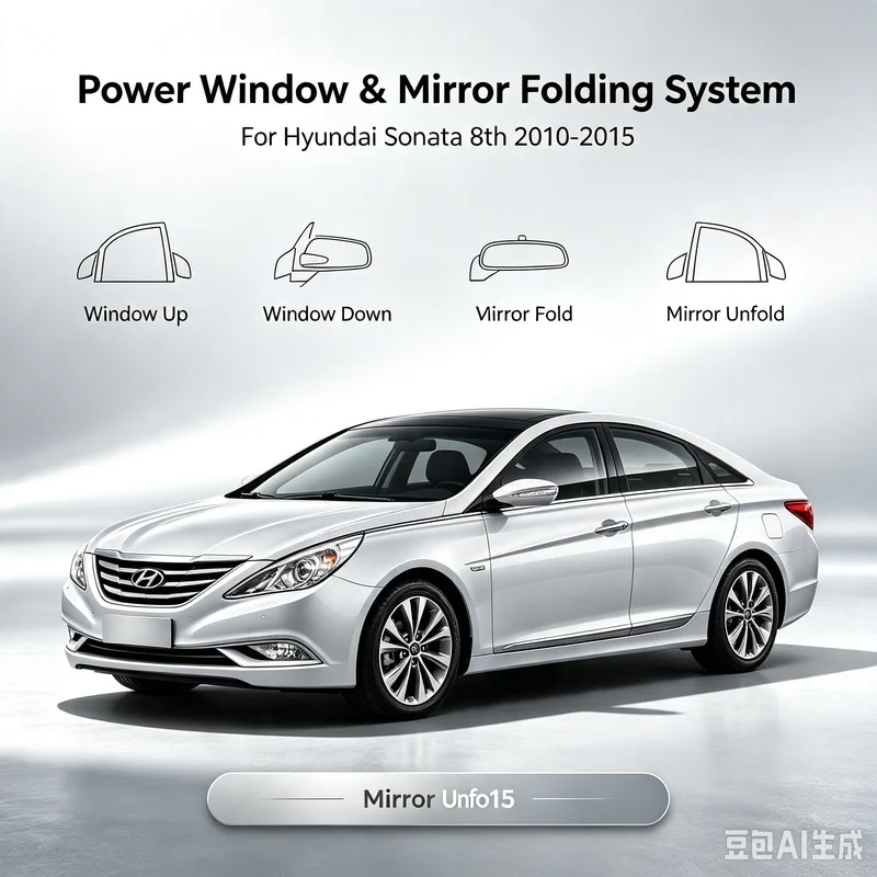 for the 8th Hyundai Sonata 2010--2015 Power Window & Mirror Folding System