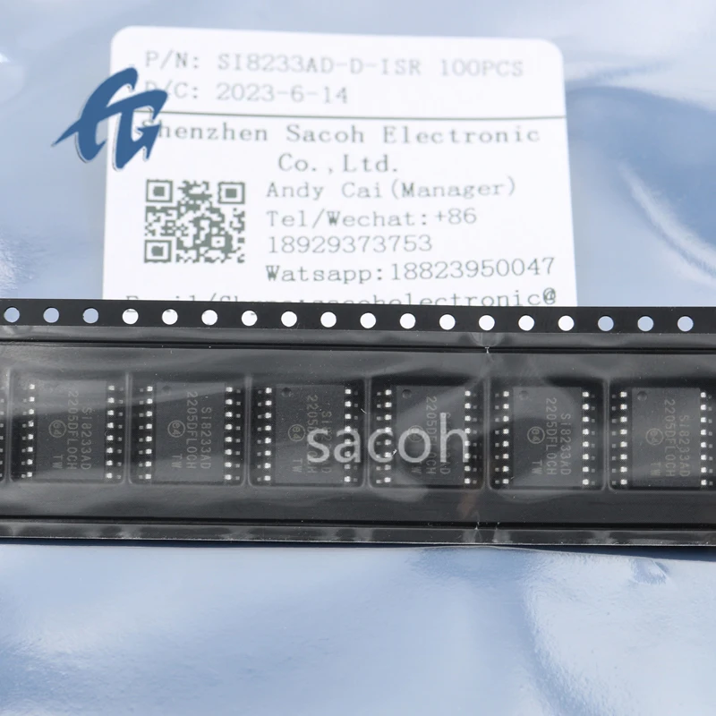 (SACOH Electronic Components)SI8233AD-D-ISR 2Pcs 100% Brand New Original In Stock