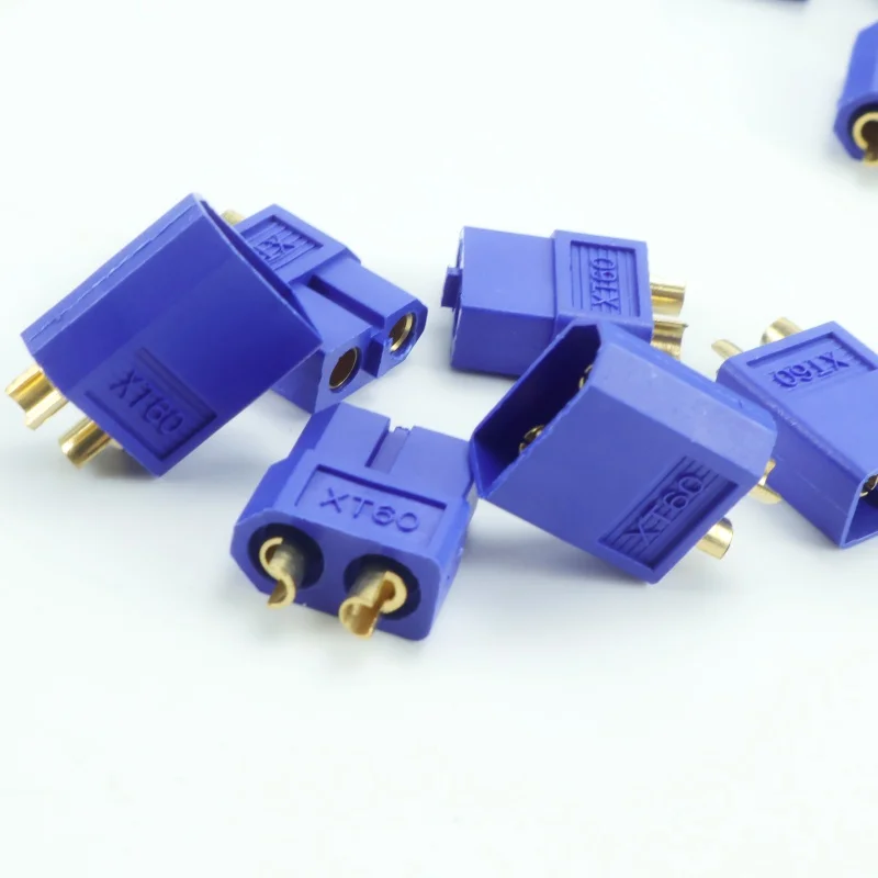 5pair / 5Pcs XT60 Series XT60 XT60E-F Female Plug Large Current Gold/Brass Ni Plated Connector Power Battery Connecting Adapter