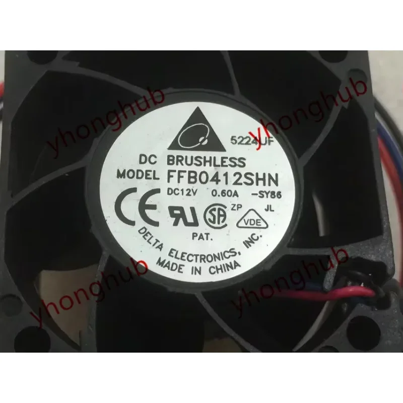 

Delta Electronics FFB0412SHN SY86 DC 12 В 0,60 А 40x40x28 мм Вентилятор охлаждения сервера