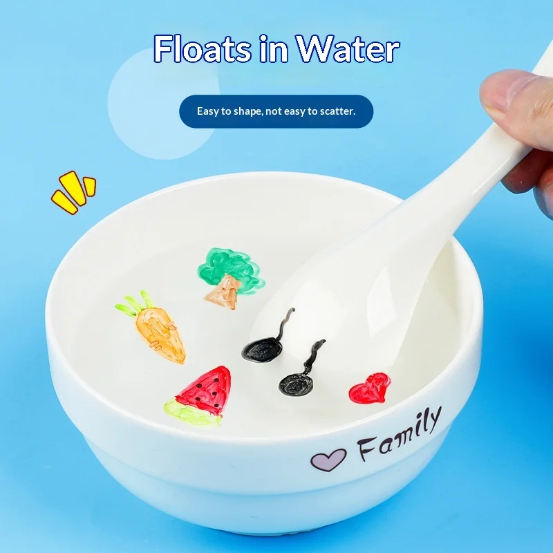 Magiczne pływające długopisy do rysowania wielokrotnego użytku z technologią pływającego tuszu Rysuj na wodzie, łatwo czyścą się zabawna zabawka dla dzieci