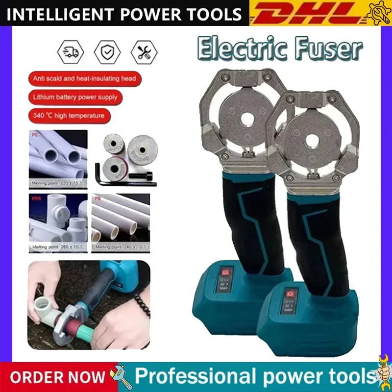 

Аккумуляторный аппарат для сварки труб, паяльник для PPR/PE труб, термопаяльник для пластиковых труб, нагреватель для плавления, совместимый с аккумулятором Makita 18В