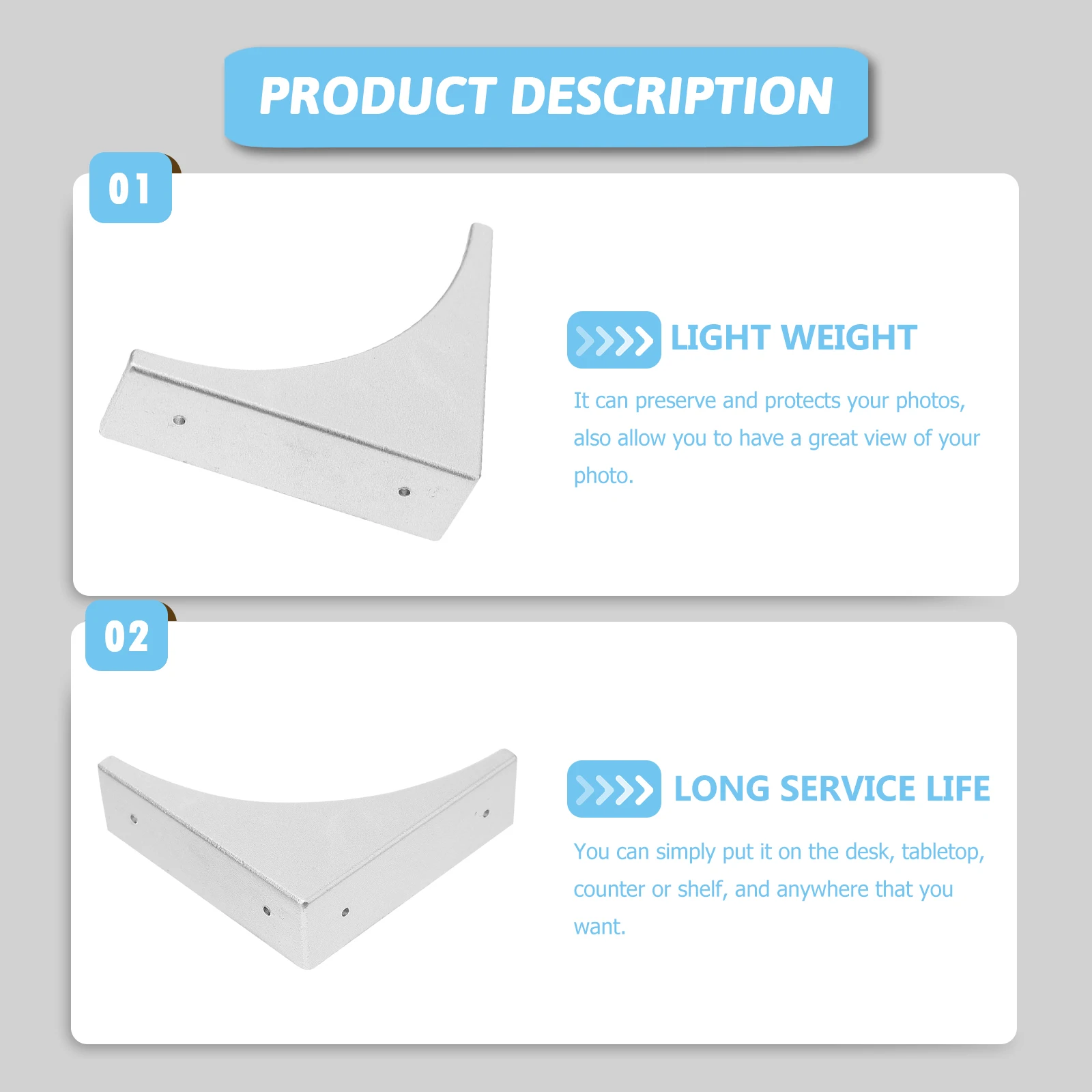 

4pcs Copper Corner Protectors Furniture Guard Decorative L Shaped Edge Protector Metal Finish Corrosion Resistant Durable