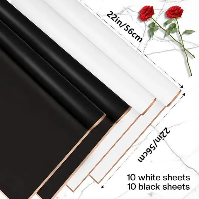 【20 Pcs Bouquet Wrapping Paper Set】Florist Tissue Paper for Flower Arrangements, Gift Wrapping, Craft Decor,Party Decor