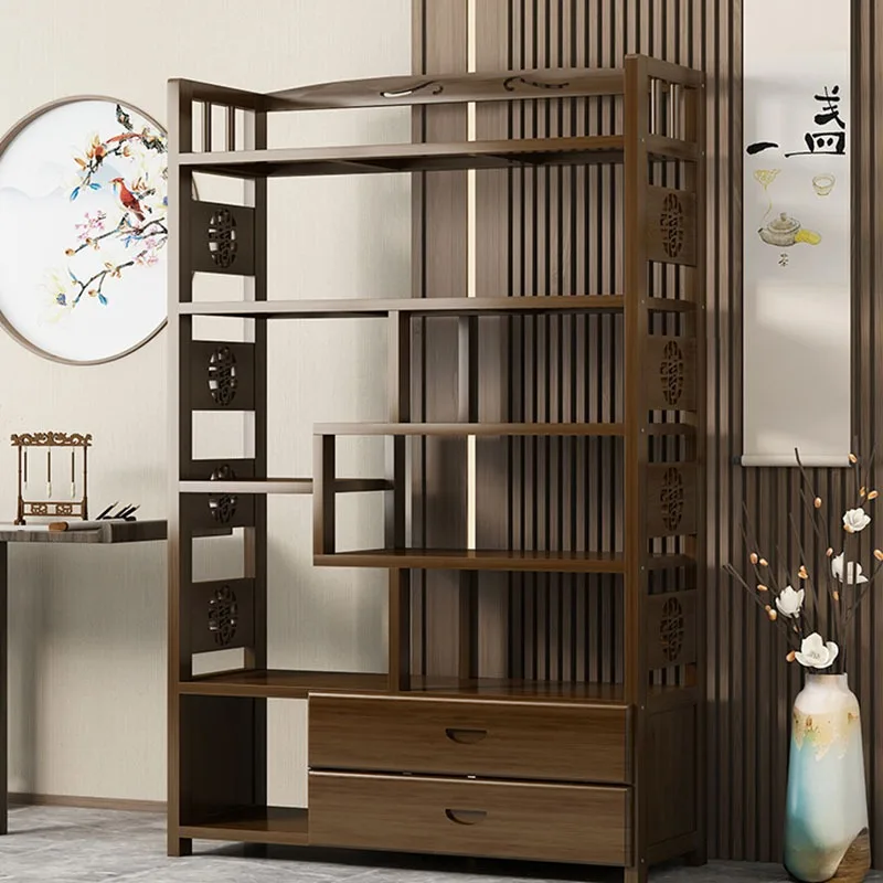 Minimalist Bookcases Floor Cabinets Display Storage Shelf Living Room Children Rack Libreria A Muro Living Room Furniture image 2