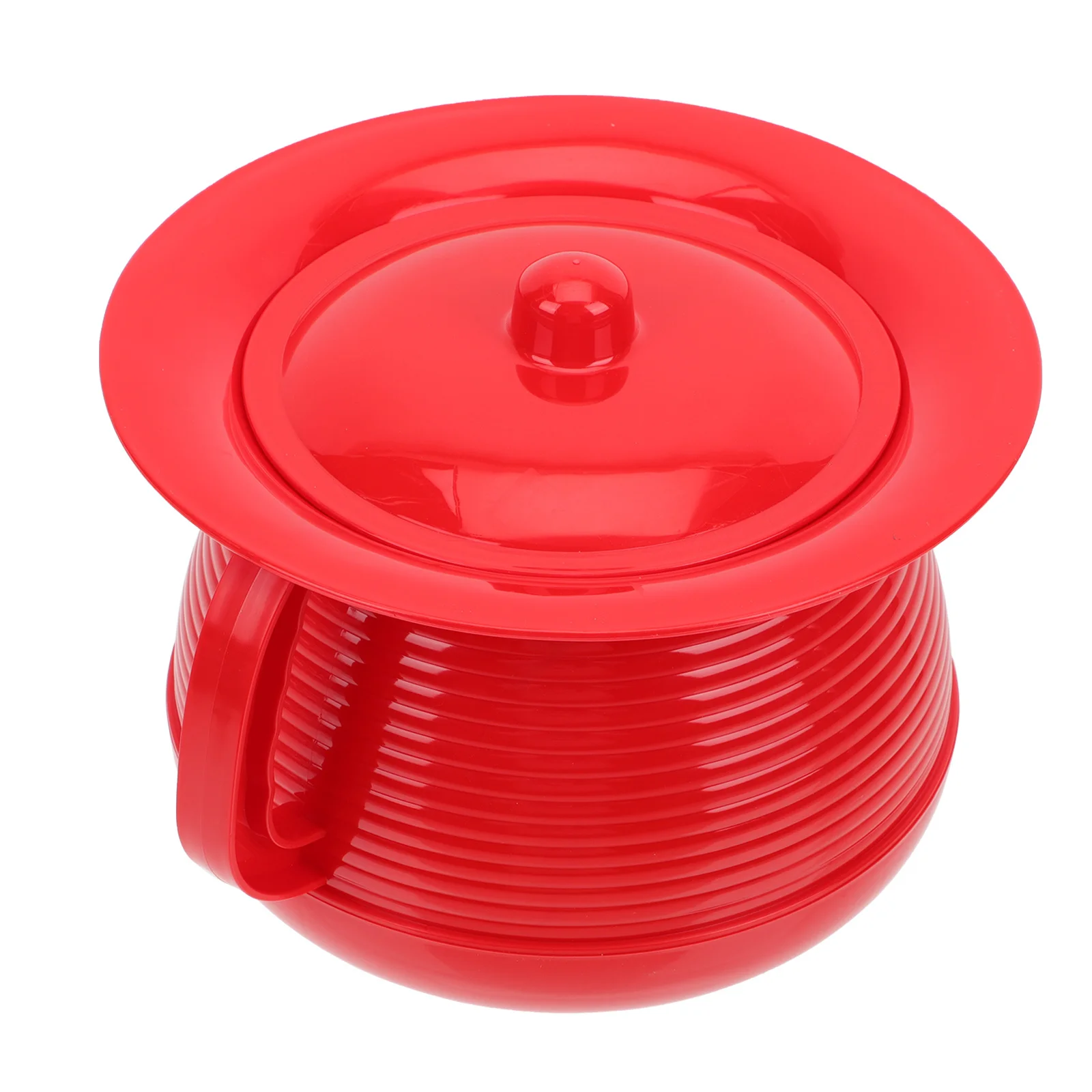 سميكة البلاستيك مبولة الحاويات الكبار المبصقة غطاء محمول غطاء عدم الانزلاق قاعدة ليلة البول وعاء المنزلية Bedpan السلس الداخلية #1