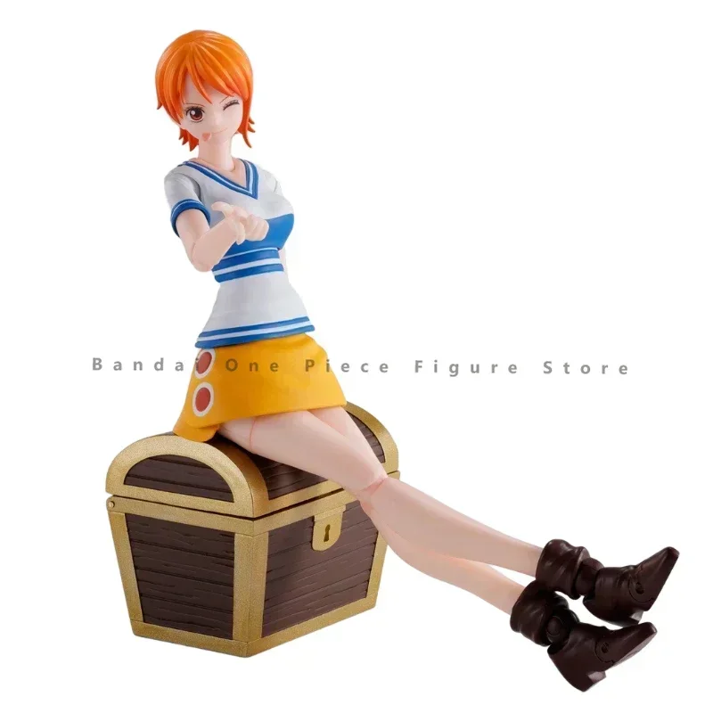 In Stock Original Bandai SHF One Piece Dawn of Adventure Nami Action Figure Animation Toy Gift Model Collector Anime Hobby