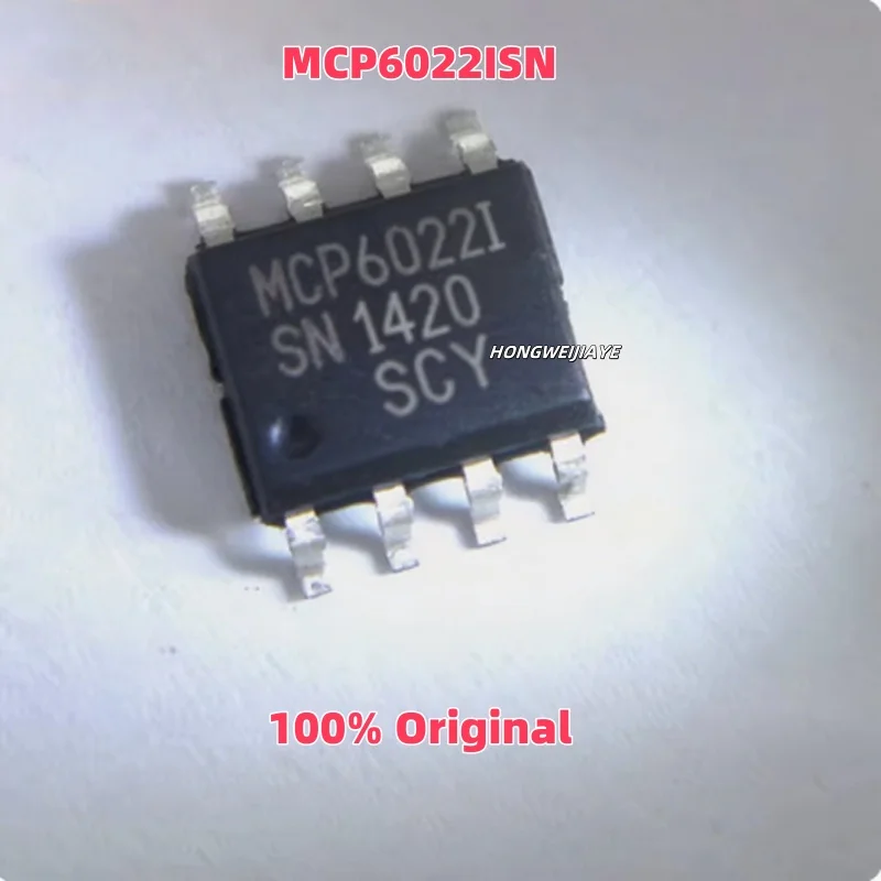 5Pcs 100% New T-I/SN MCP602 MCP602ISN MCP6022 MCP6022ISN MCP601 MCP601ISN MCP6002 MCP6002ISN SOIC-8 Brand New Original Chips ic