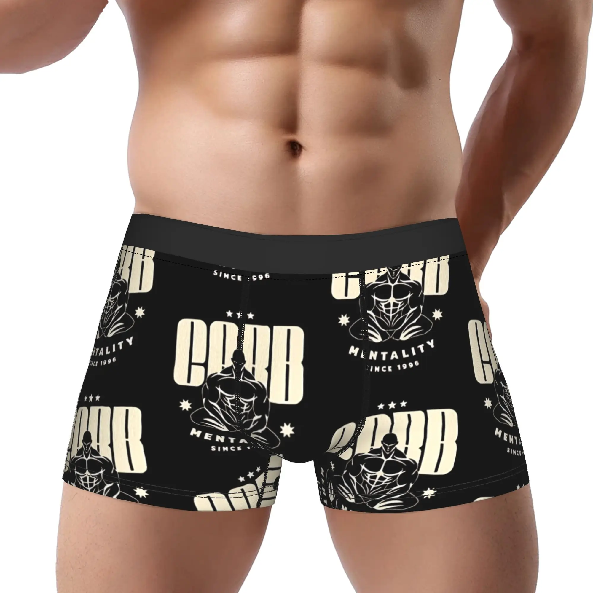 Copy of Carb mentality since 1996, funny exercise Underpants Homme Panties Men's Underwear Ventilate Shorts Boxer Briefs