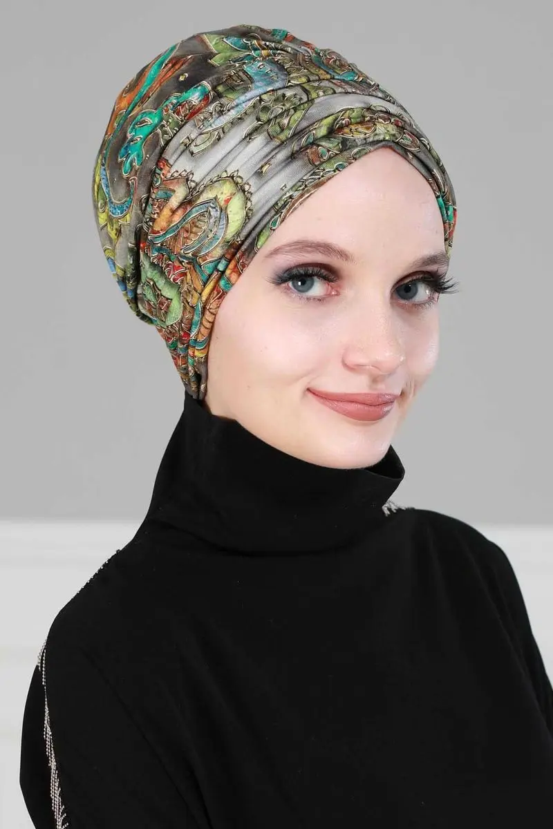 Pleated combed patterned Bone carnival pattern