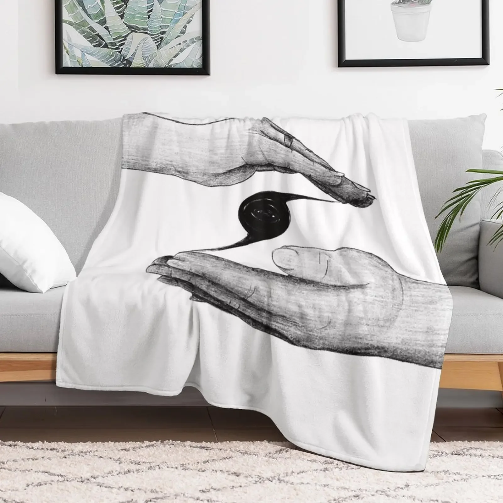 Human Connection Throw Blanket Cozy Throw Blanket for Bed Sofa Chair