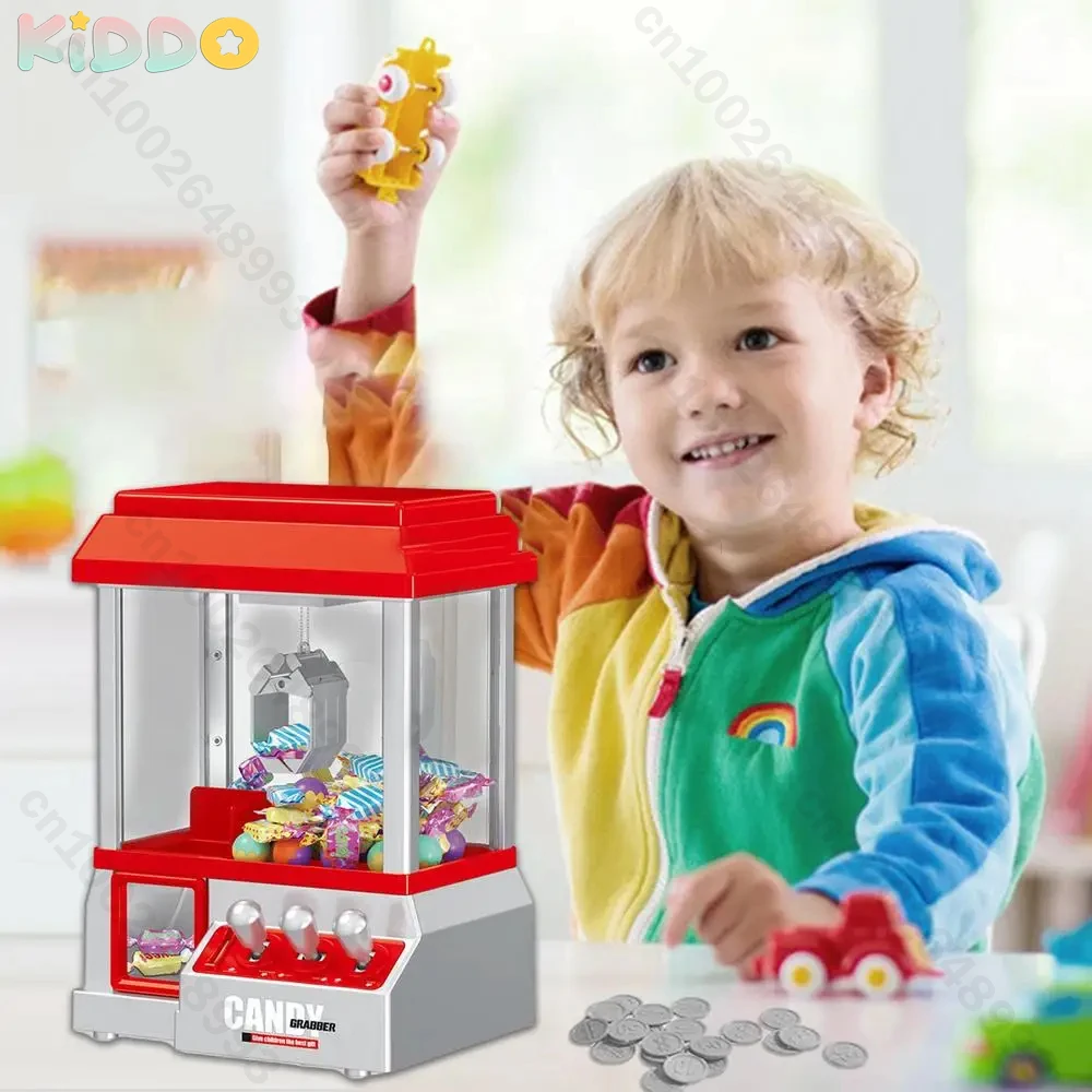

Claw Machine Candy Machine Electronic Arcade Claw Machine Retro Carnival Music And 24 specie Game Birthday Game Candy Kids Toys