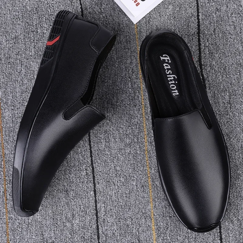 

Moccasins Loafers Men's Genuine Leather Business High-End Korean Style Casual Leather Shoes Soft Sole