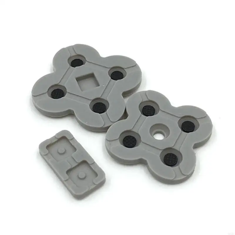 Q6RC Silicone Adhesive Tombol Pads Pads Repalcement Accessory untuk Controller