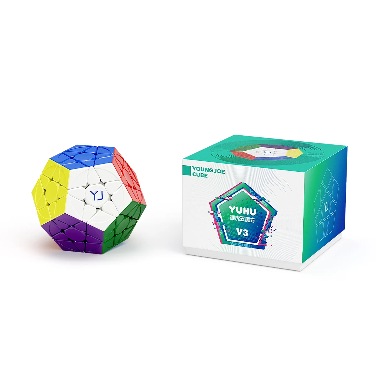 [JudyCube] YJ Yuhu Megaminx V3M Magnetische Magic Speed Cube Stickerloze Yongjun Yuhu V3M Cubo Magico Puzzel