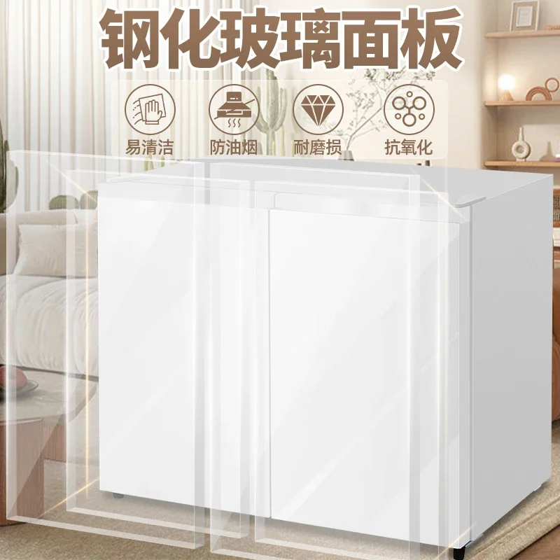 Horizontal low refrigerator air-cooled and frost-free first-class energy efficiency