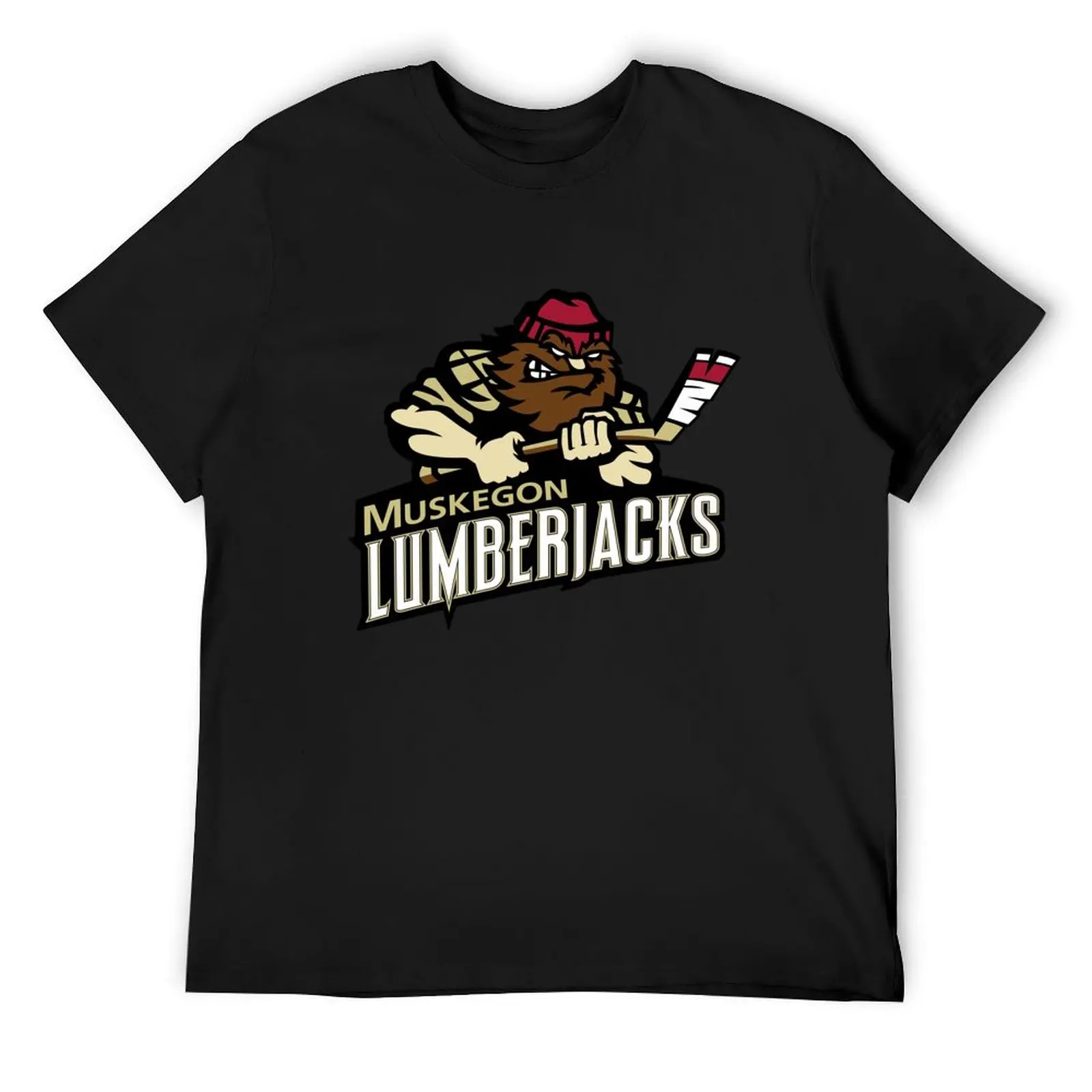 Muskegon Lumberjacks T-Shirt graphics sports fans graphic shirts men t shirts