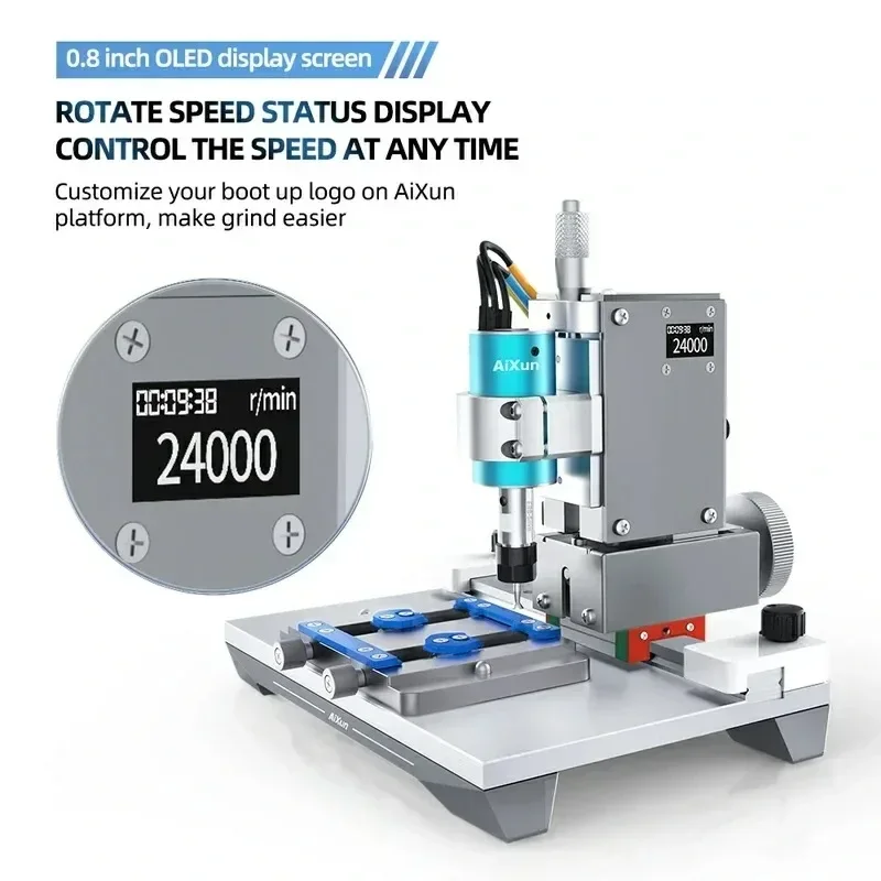 

【2026】AIXUN Grinder Machine 2nd Gen for Mobile Phone Motherboard CNC and Cpu Chips Grinding Polishing Tools