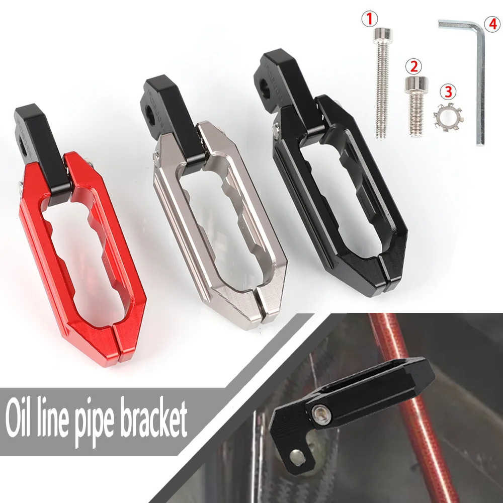 

Аксессуары для мотоциклов ДЛЯ KYMCO CT250 XCITING 250 S350 S250 CT300 Кронштейн масляной линии KRV180 XCITING 250 Алюминий с ЧПУ