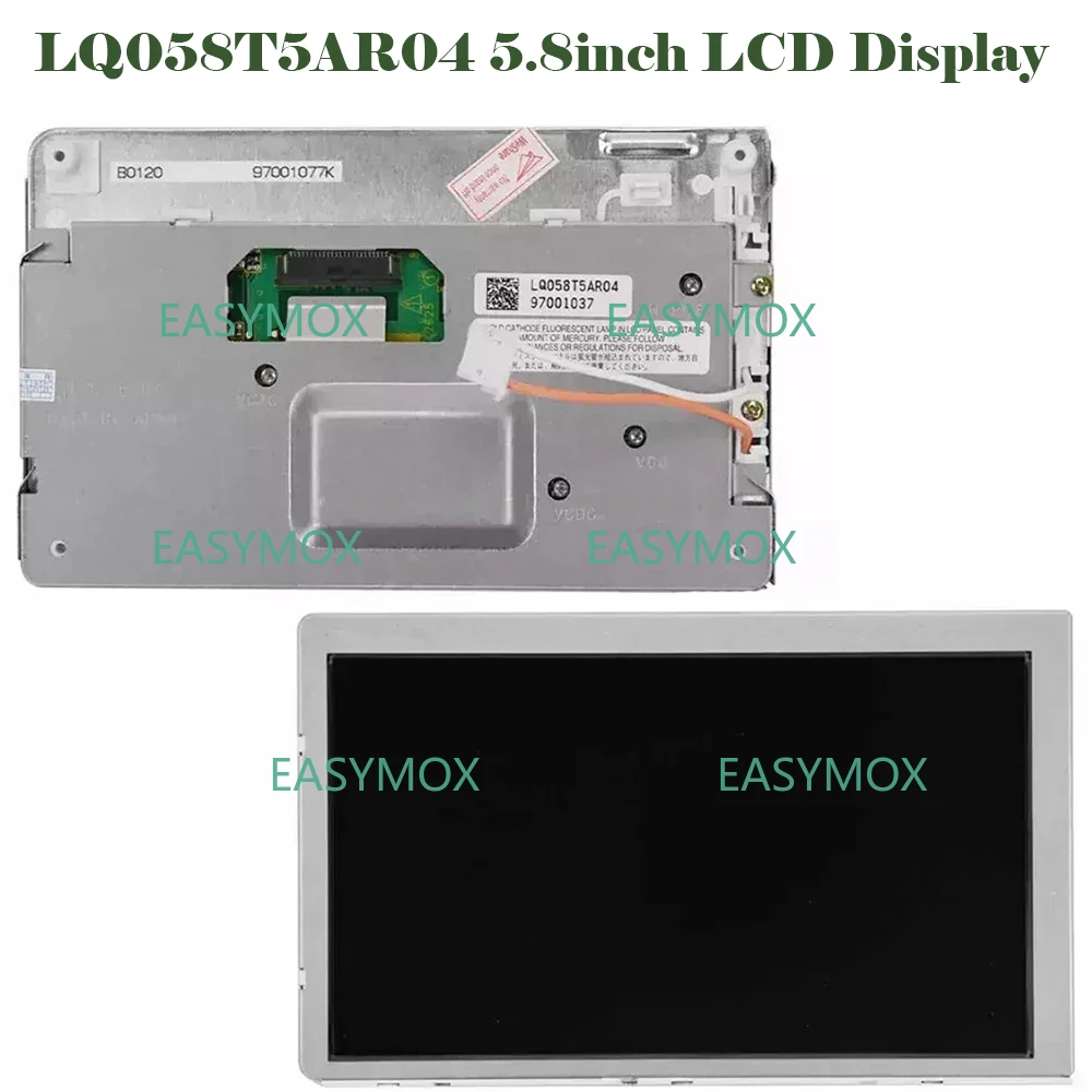 

LQ058T5AR04 5.8inch Car LCD Display Screen For Boxster 986 987 Porsche PCM 2.1 911 996 997 GPS Navigation Screen Replacement