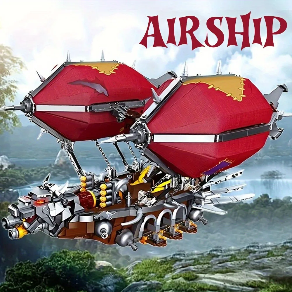 

Creative Adventure Creative Spaceship Building Block Toy, High Difficulty Assembly, Halloween Exquisite Home Collectibles Gifts