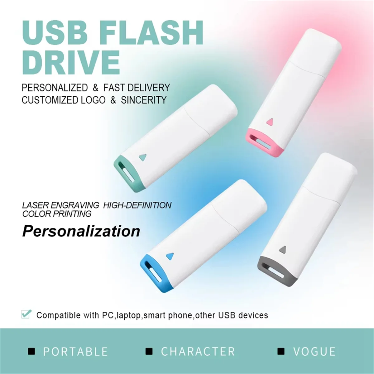 Venta caliente 10 Uds USB Flash Drives 32GB Pendrive regalos Pen Drive USB 3,0 Memory Sticks