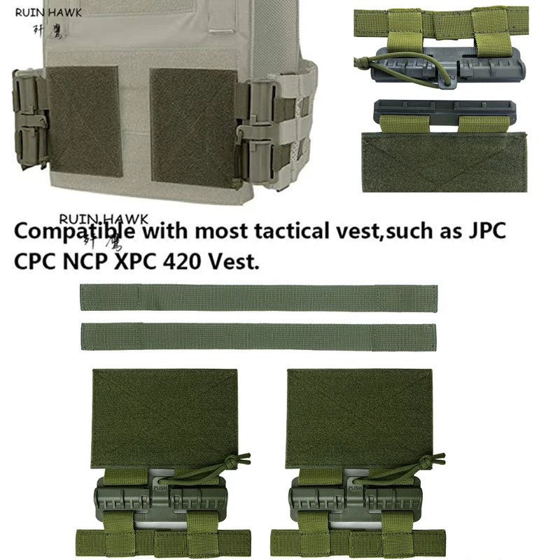 Tactical Vest Accessories Quick Release Buckle For Military JPC 6094 NPC Vest Military Molle Detachable Buckle Buckle Set