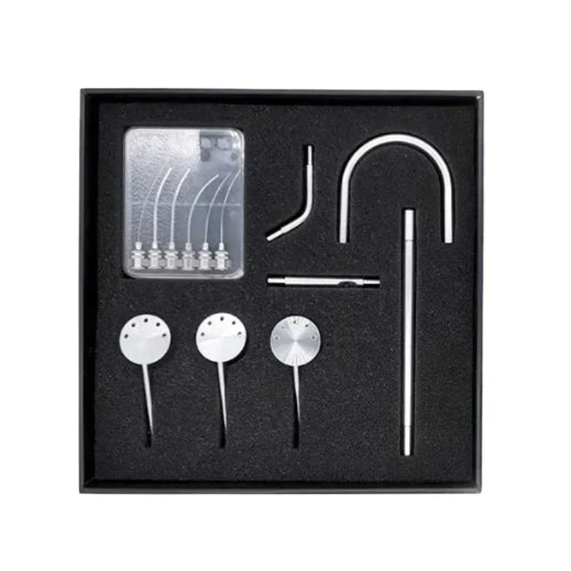 Free Dentals Mirror Stainless Steel  Tool Set Mouth Hygiene Kit Instrument Suction   System