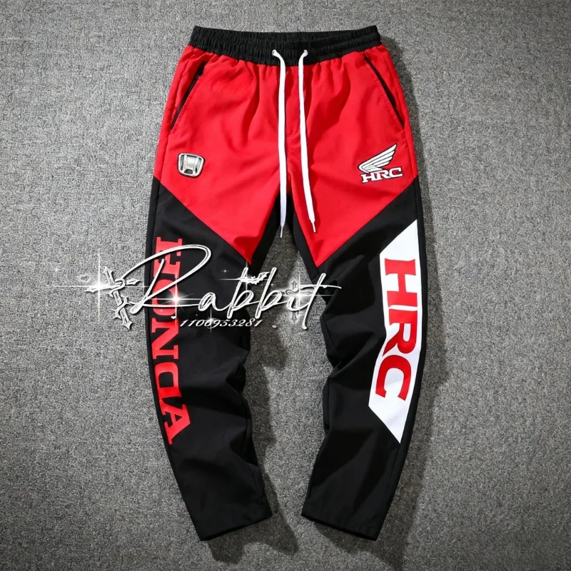 

2025HondaRacingTeam New Outdoor Sports Cycling Speed Drying Sunscreen Pants Men'sFashion Trend Motorcycle Off Road Cycling Pants