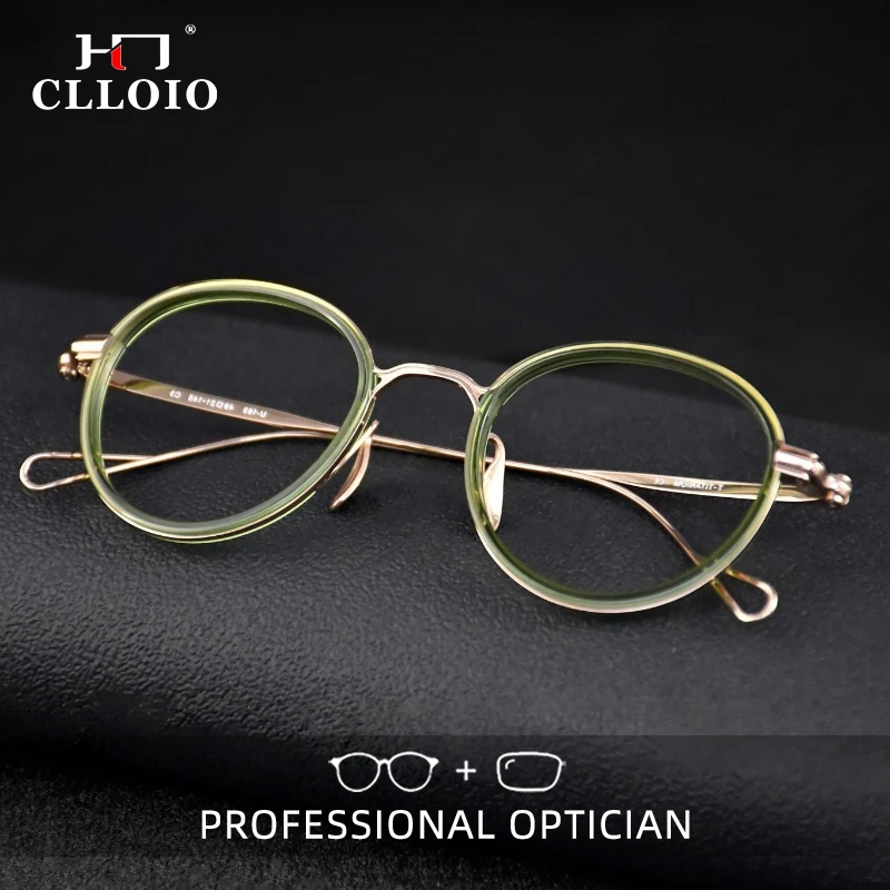 

Очки для чтения CLLOIO: комфортные, легкие, с защитой от синего света, оправа из ацетата, титановые дужки, прогрессивные, по рецепту