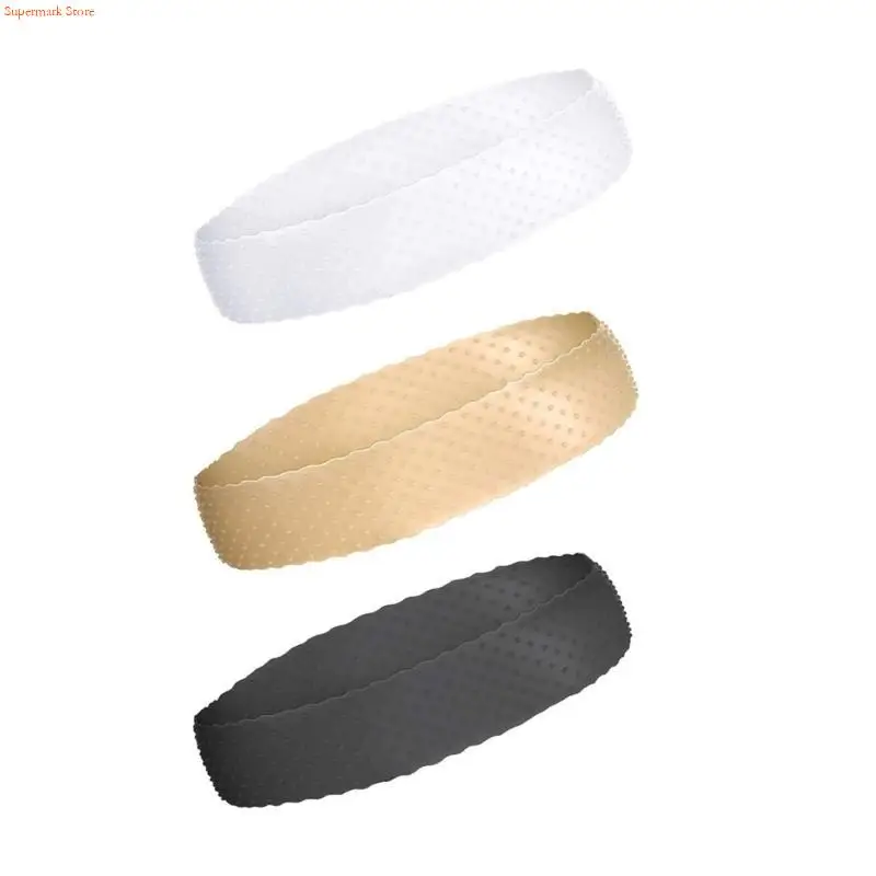 

Q5WE Nonslip Silicone Wigs Bands Elastic Headband For Comfortable All Day Wear In Various Occasion Fitness Gym Hairband