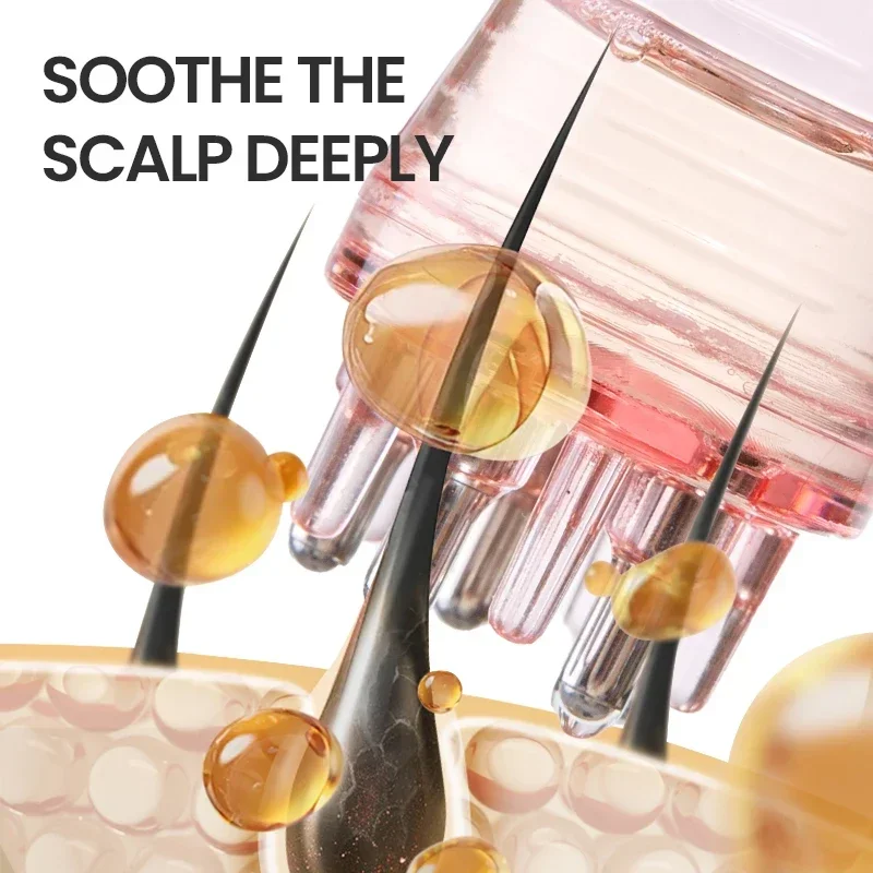 Mini Portable Scalp Applicator Liquid Comb Hair Roots Massage Medicine Comb Hair For Hair Growth Serum Oil Drug guide device
