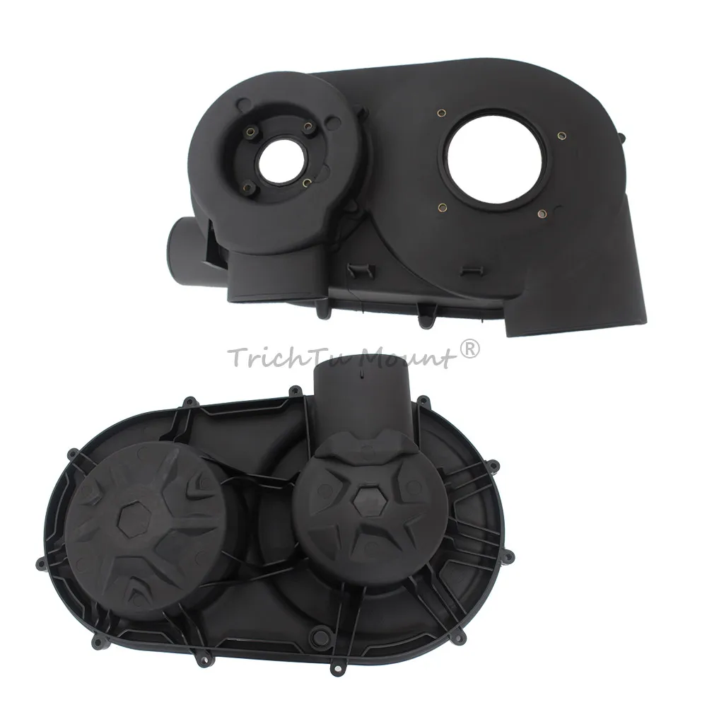 For X3 Outer Clutch Plate Cover + CVT Variator Clutch Plate Belt Cover Compatible with Can-Am Maverick X3 Max R RR 2017-2023