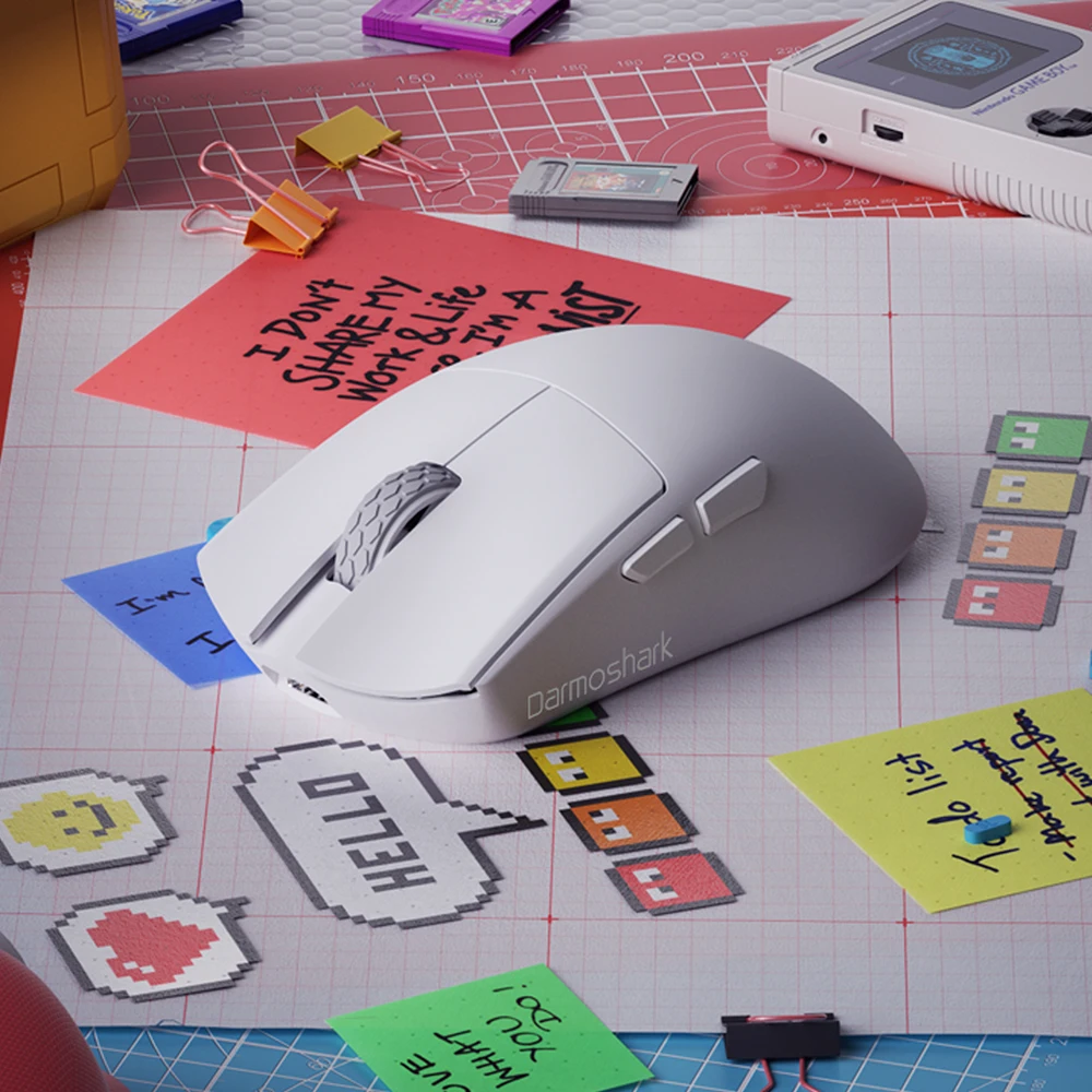 Darmoshark Wireless Mouse Game E-Sports Dual 8K Paw3950 Office Web Drive Computer Mouse 45g Lightweight Medium Small Hand