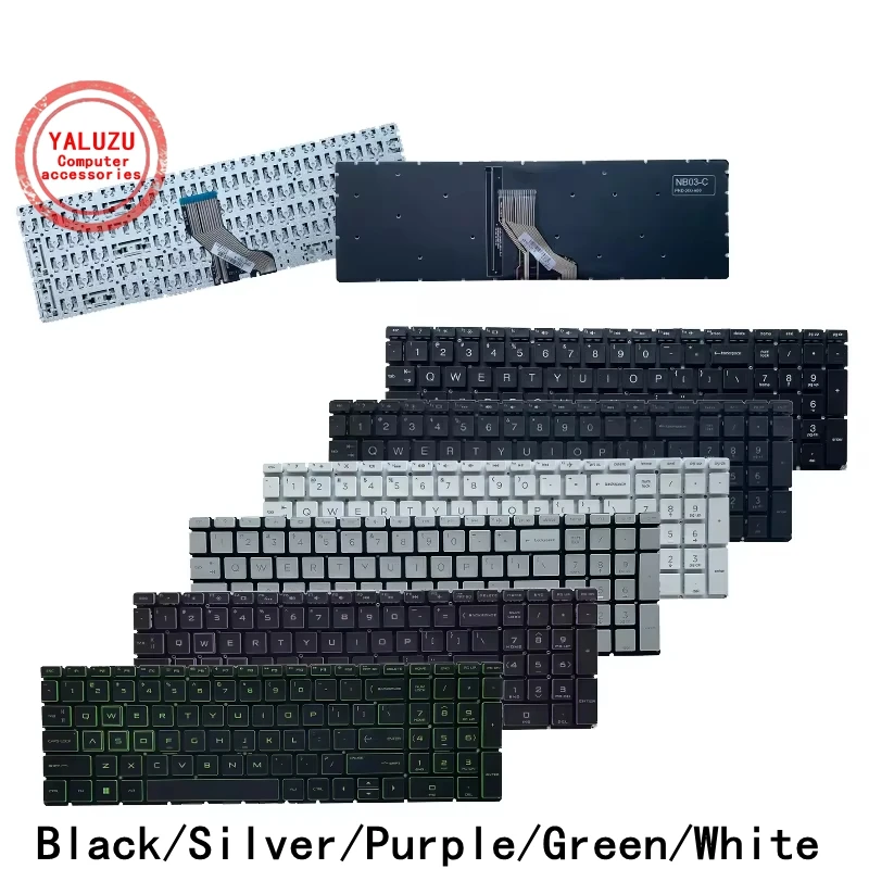 Nowa klawiatura do laptopa HP 15-CX 15-CH 15-CP 15-CS 15-CW 15-CN 15-DA 15-DB 15-DX 15-DR 15-DK 15-EC 15-GR 15S-DY 15S-DU 17-BY
