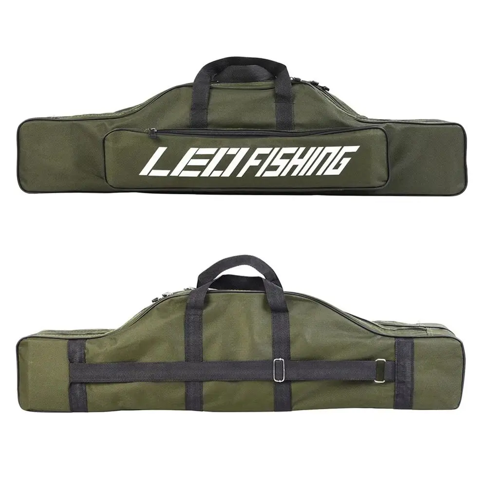 

Portable Double-layered Storage Bag Shoulder Bag Rod Tackle Tool Fishing Tackle Bag Reel Bag Fishing Bag Fishing Rod Bag