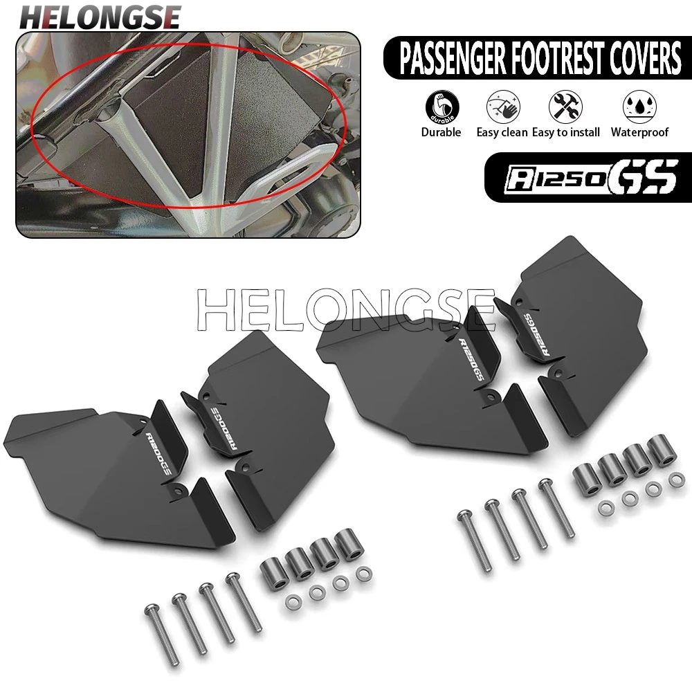

Motorcycle Rear Side Fender Mudguard Extension Passenger Splash Guard For BMW R1200GS R1250GS LC ADV R1200 GS R1250 GS 2013-2023