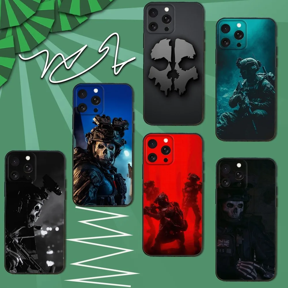 

Game C-Call OF D-Dutys Phone Case For iPhone 16e,16,15,14,13,12,11,Pro,X,XS,Max,XR,Plus,Mini Soft Black Cover