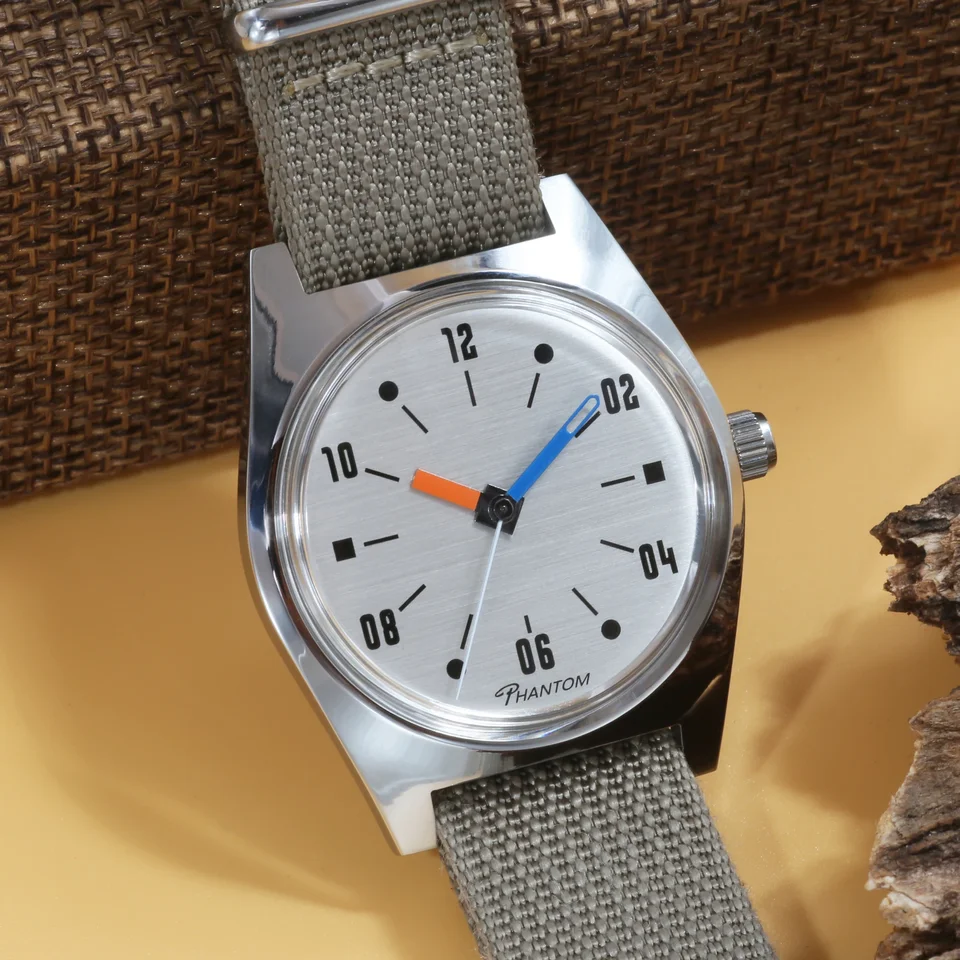 PHANTOM 7120 手巻き機械式腕時計 メンズ 36mm レトロ ビジネス